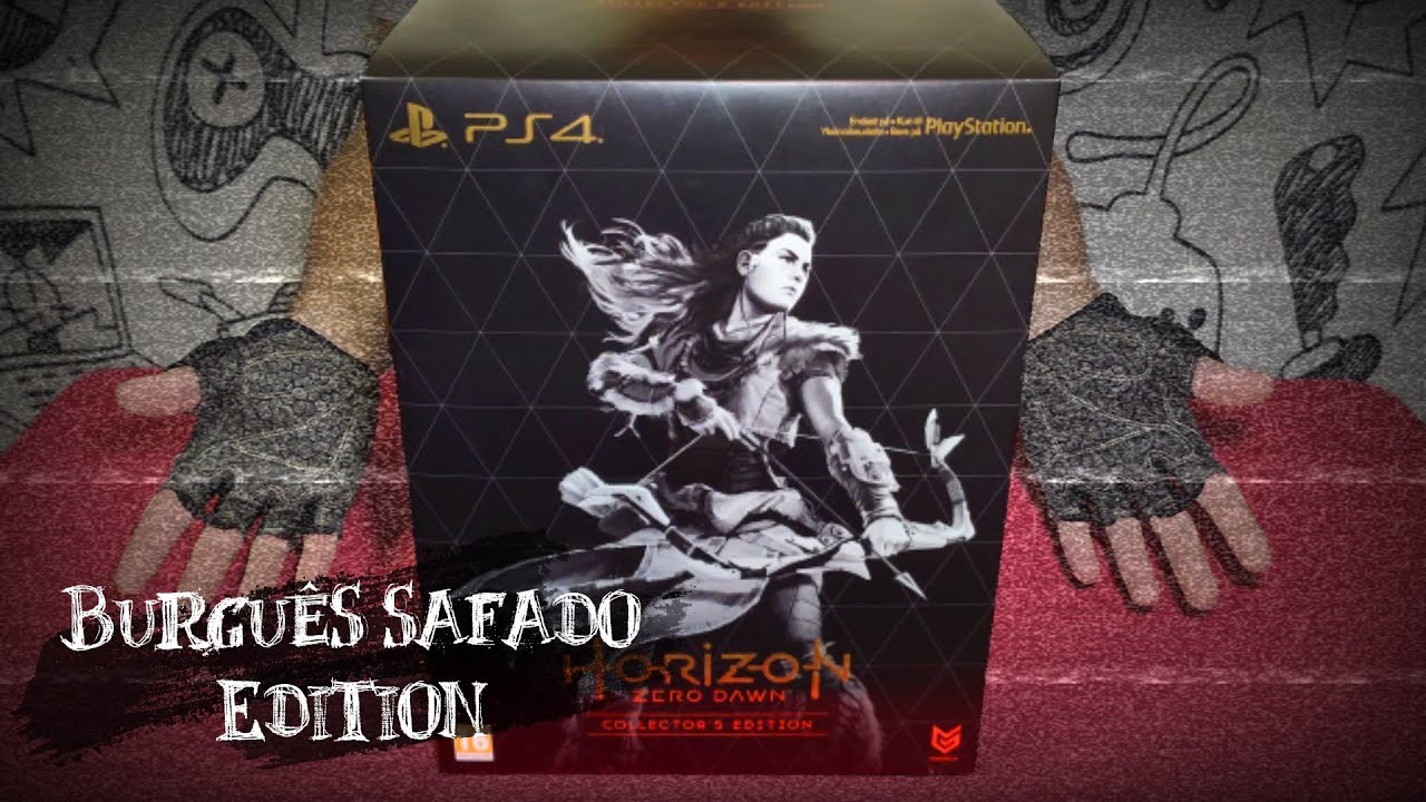 [Unboxing] Horizon Zero Dawn Collector's Edition + Item extra Forbidden West [PS4][PT-BR]