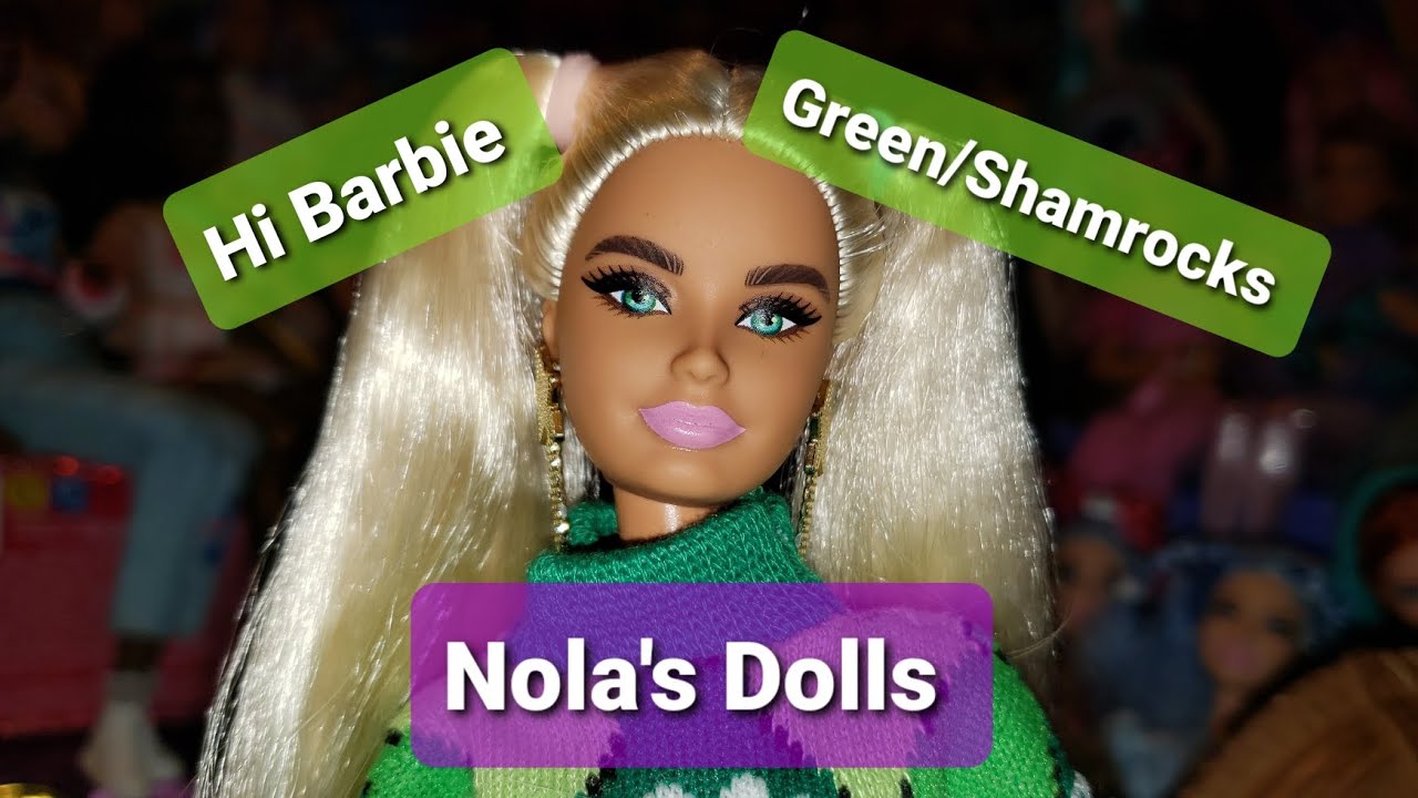 Hi Barbie collab Green/Shamrock ☘ with @DoriesDollies and @DollsRescued 