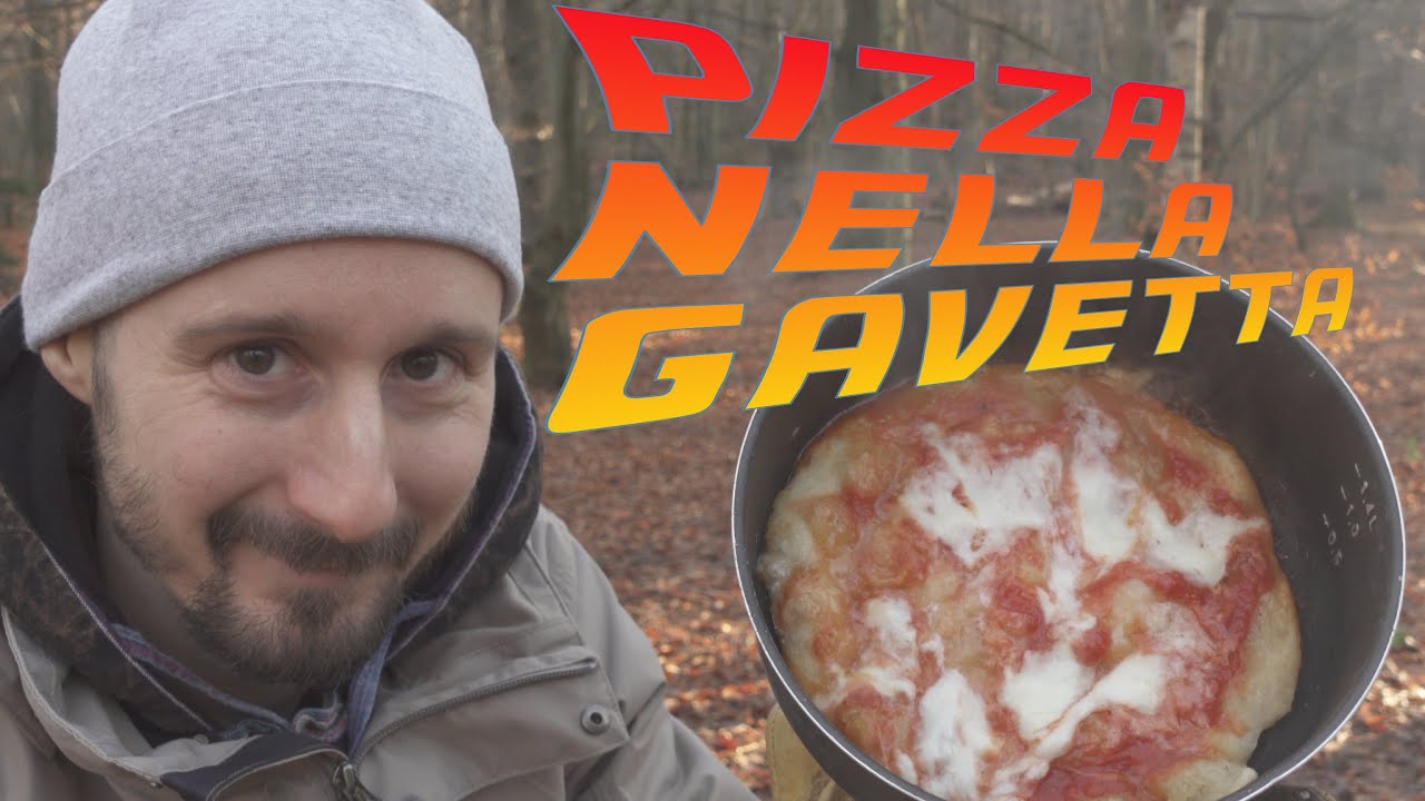 Cuocere la PIZZA nella gavetta CUCINA OUTDOOR