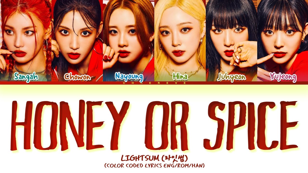 LIGHTSUM Honey or Spice Lyrics (Color Coded Lyrics)