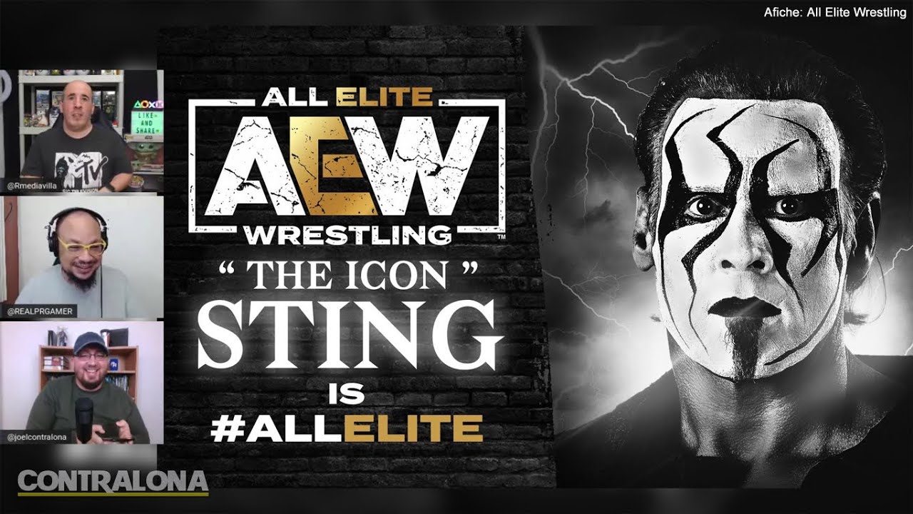 🔴 ÚLTIMA HORA: 'The Icon' Sting llega a All Elite Wrestling | Contralona LIVE