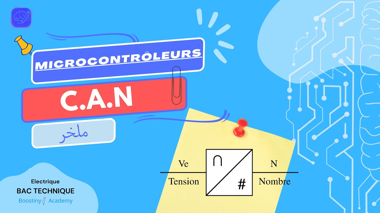 Electrique 🚀 Bac Tech &ndash; Microcontr&ocirc;leurs :(CAN🎯)