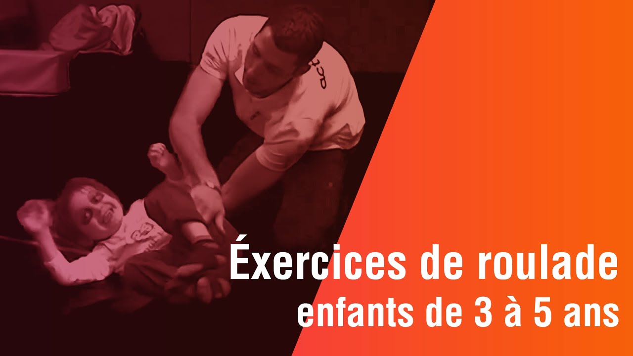 Exercices de roulade, enfants de 3 à 5 ans