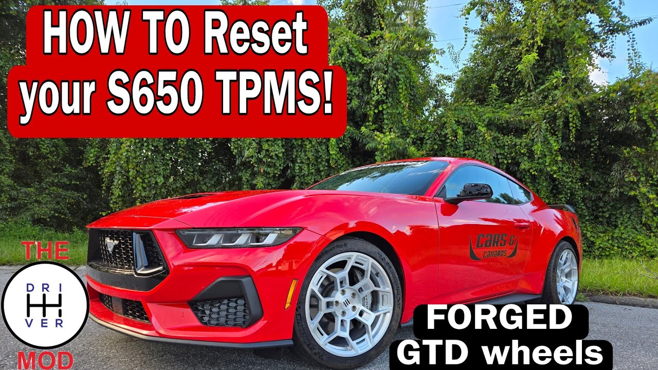 КАК СБРОСИТЬ TPMS S650 с НОВЫМИ КОВАНЫМИ дисками Mustang GTD!
