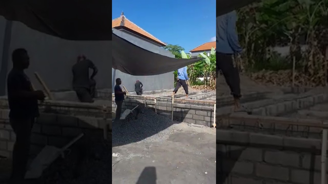 rumah minimalist dengan pondasi tinggi #rumahmillenial