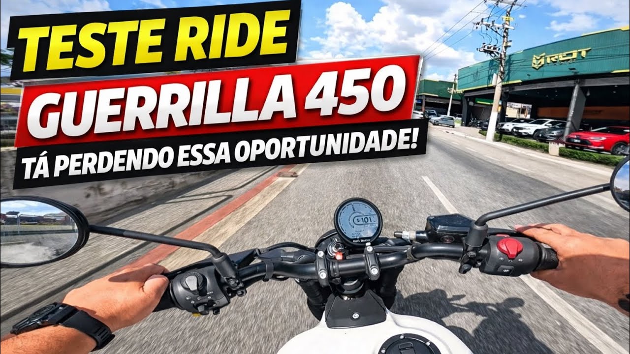 🏍️ TESTE RIDE GUERRILLA 450 – TÁ PERDENDO ESSA OPORTUNIDADE!