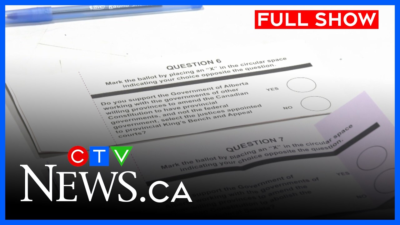 Задержка бюллетеней для референдума из-за ошибок в заявках | CTV News Edmonton в шесть часов, 18 ...