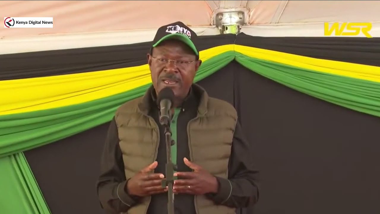'MBELE IKO SAWA!' WETANGULA TELLS KAJIADO RESIDENTS!!