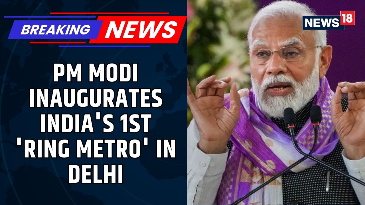 PM Modi Inaugurates India's First Ring Network, Lays Foundation Stone Of 3 New Corridors In Delhi