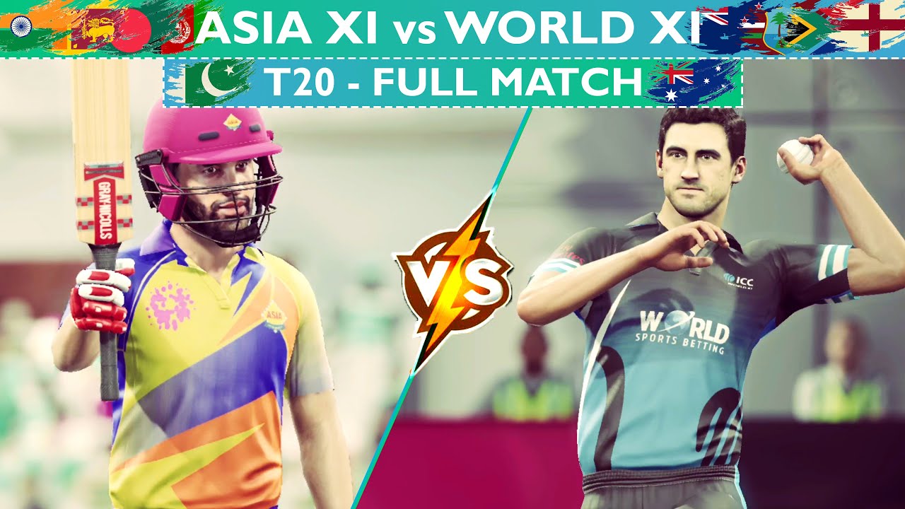 Asia XI vs World XI - *FULL* T20 Match 2021 Highlights - Cricket 19 [4K]