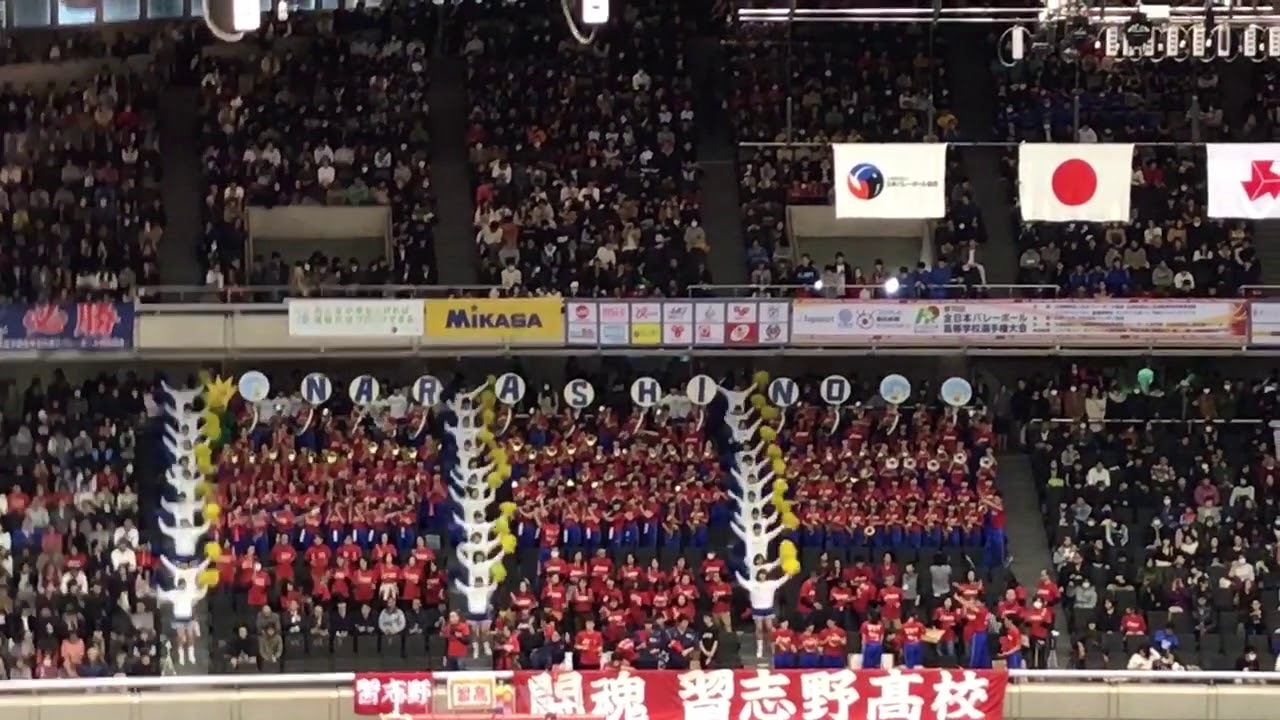 春高バレー2018 習志野高校応援メドレー②