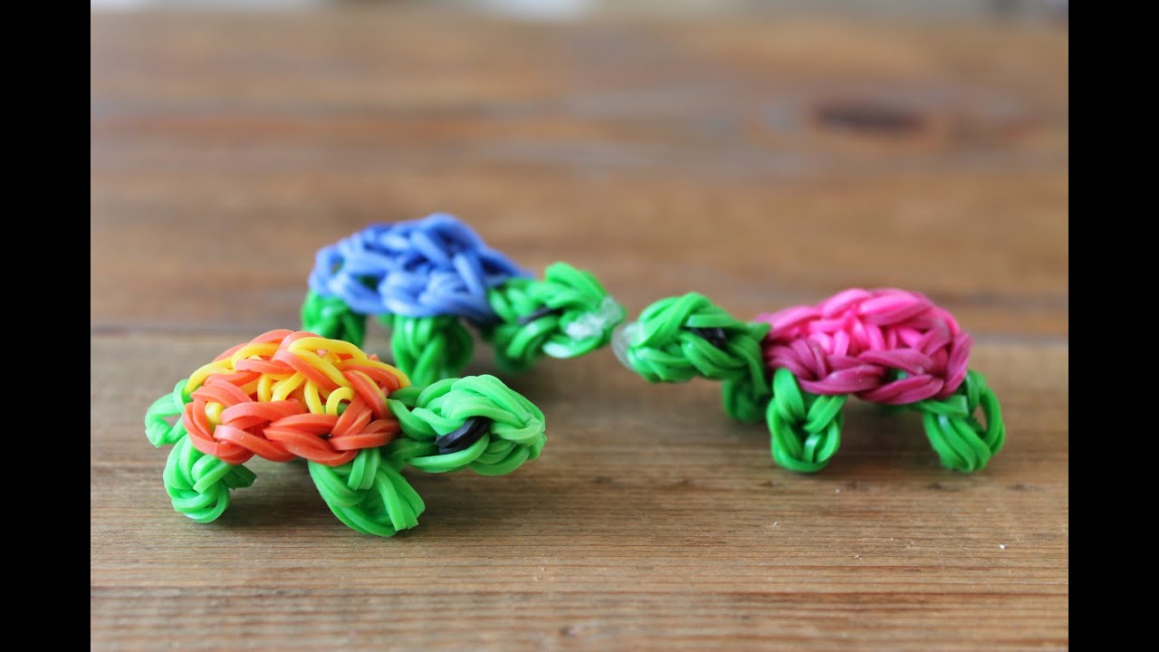 Rainbow loom Nederlands, schildpadje