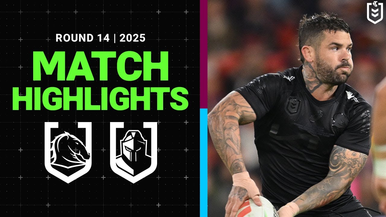 NRL Highlights | 2025 NRL Match Highlights | Broncos v Titans | Round 14