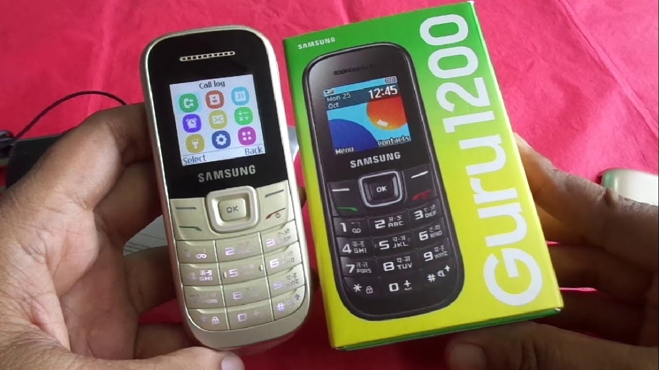 Samsung guru 1200 single sim new model 2022.