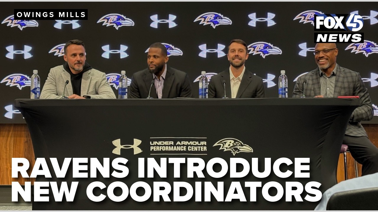 Ravens introduce team's new coordinators at press conference