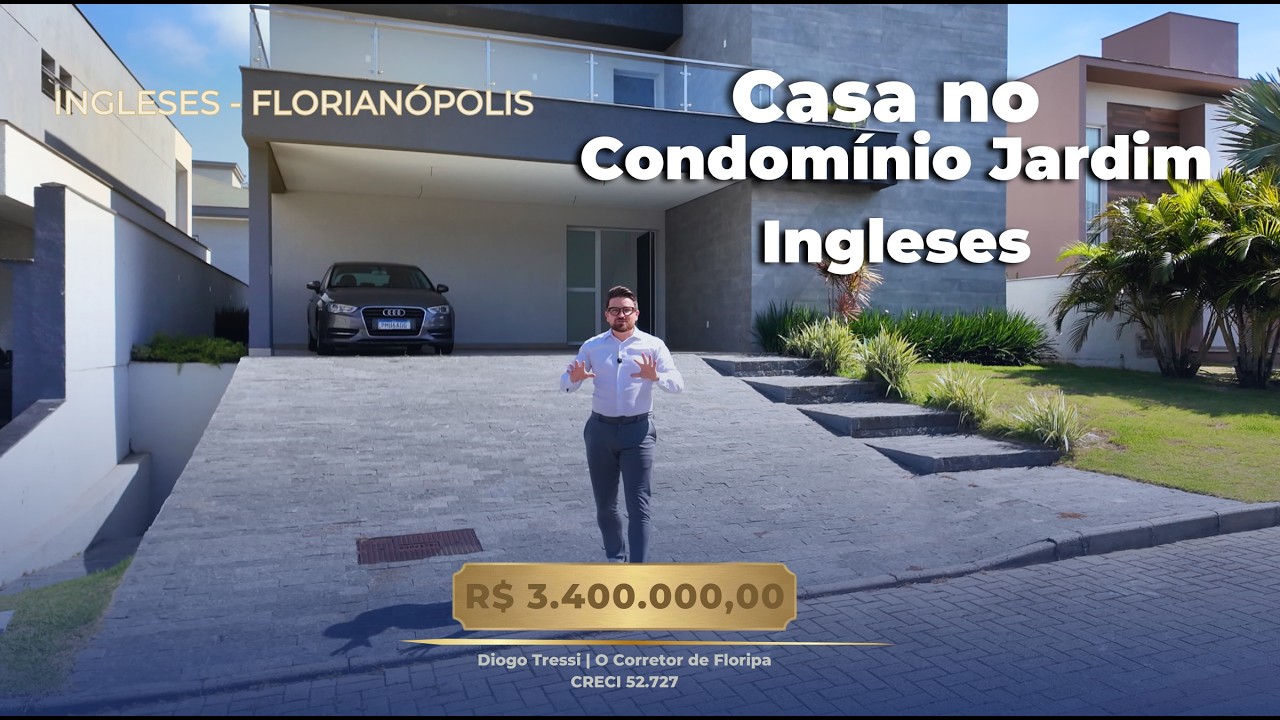 ENTREI numa casa com 4 suítes, piscina e alto padrão nos Ingleses Norte!