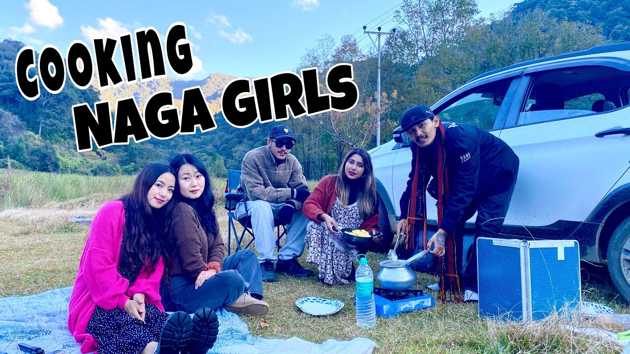 Готовим девочек-нага, свинину и бамбуковые палочки с @asenoayemi @virie5053 #inglishmaker