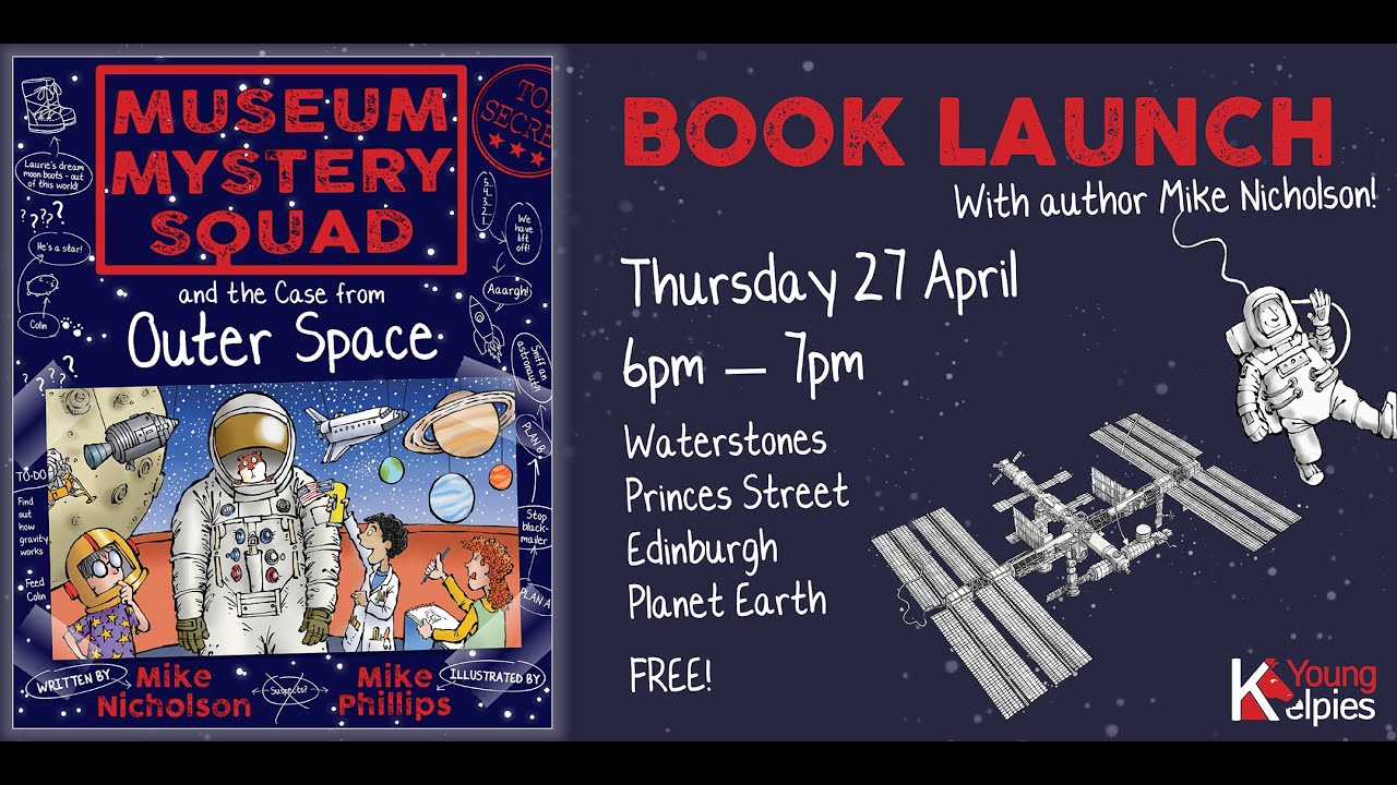 Museum Mystery Squad and the Case from Outer Space: Book Launch with Mike Nicholson