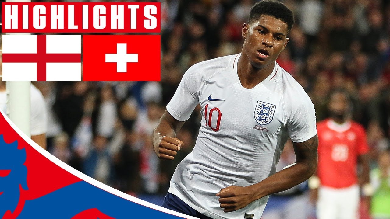 England 1-0 Switzerland | Rashford Volley Wins it! | Official Highlights