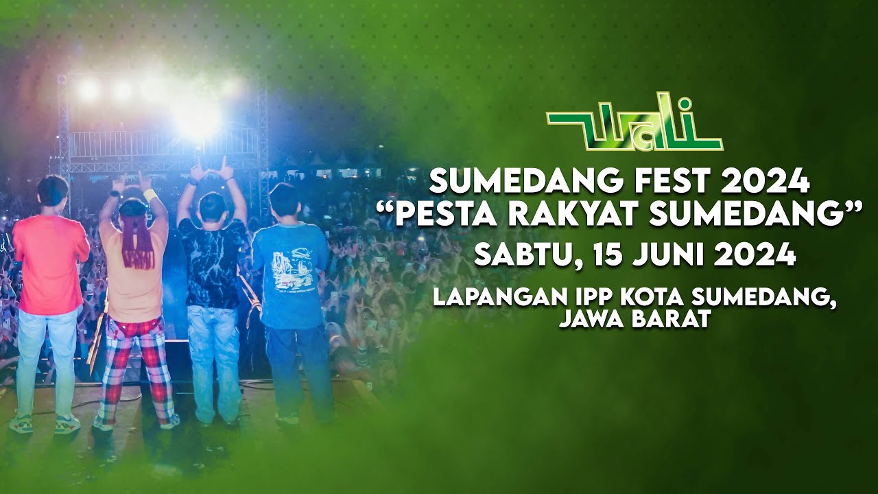 Wali Live Perform At Sumedang Fest 2024 || At Lap. IPP Sumedang Jawa Barat.