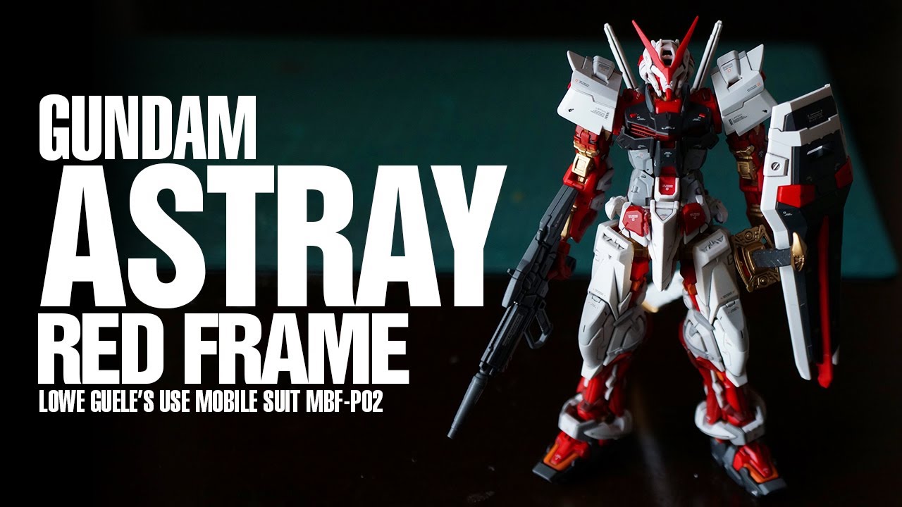 RG ガンダムアストレイ レッドフレームを全塗装！！【GUNPLA/ガンプラ全塗装 29機目】RG ASTRAY RED FRAME BUILD.