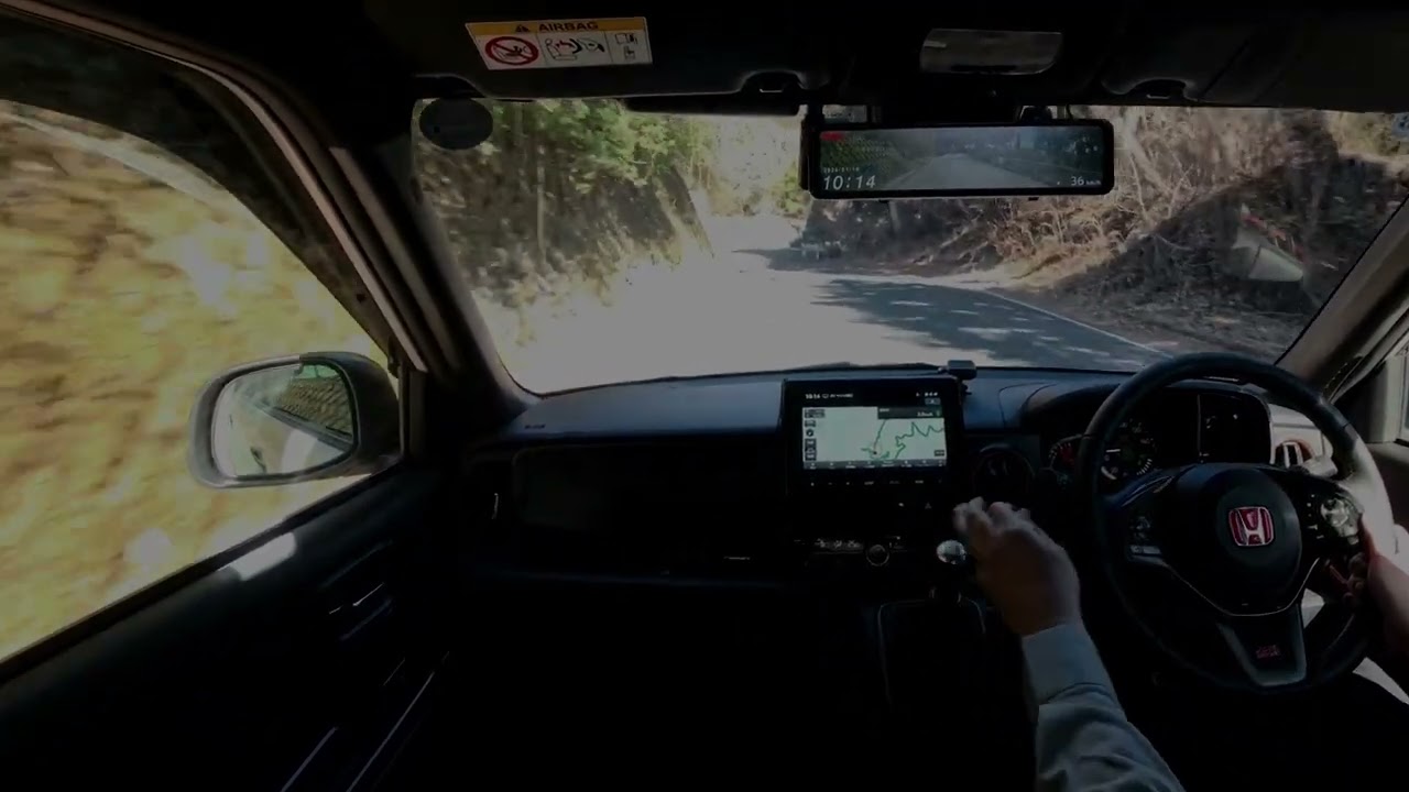 N ONE RS JG3 ヤビツ峠 県道70号 幅3m以下区間24km