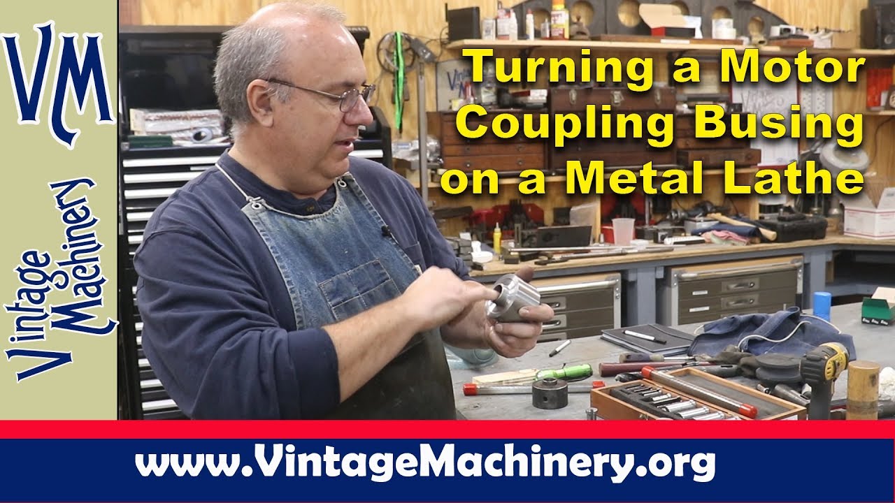 Turning a Motor Coupling Bushing on a Metal Lathe