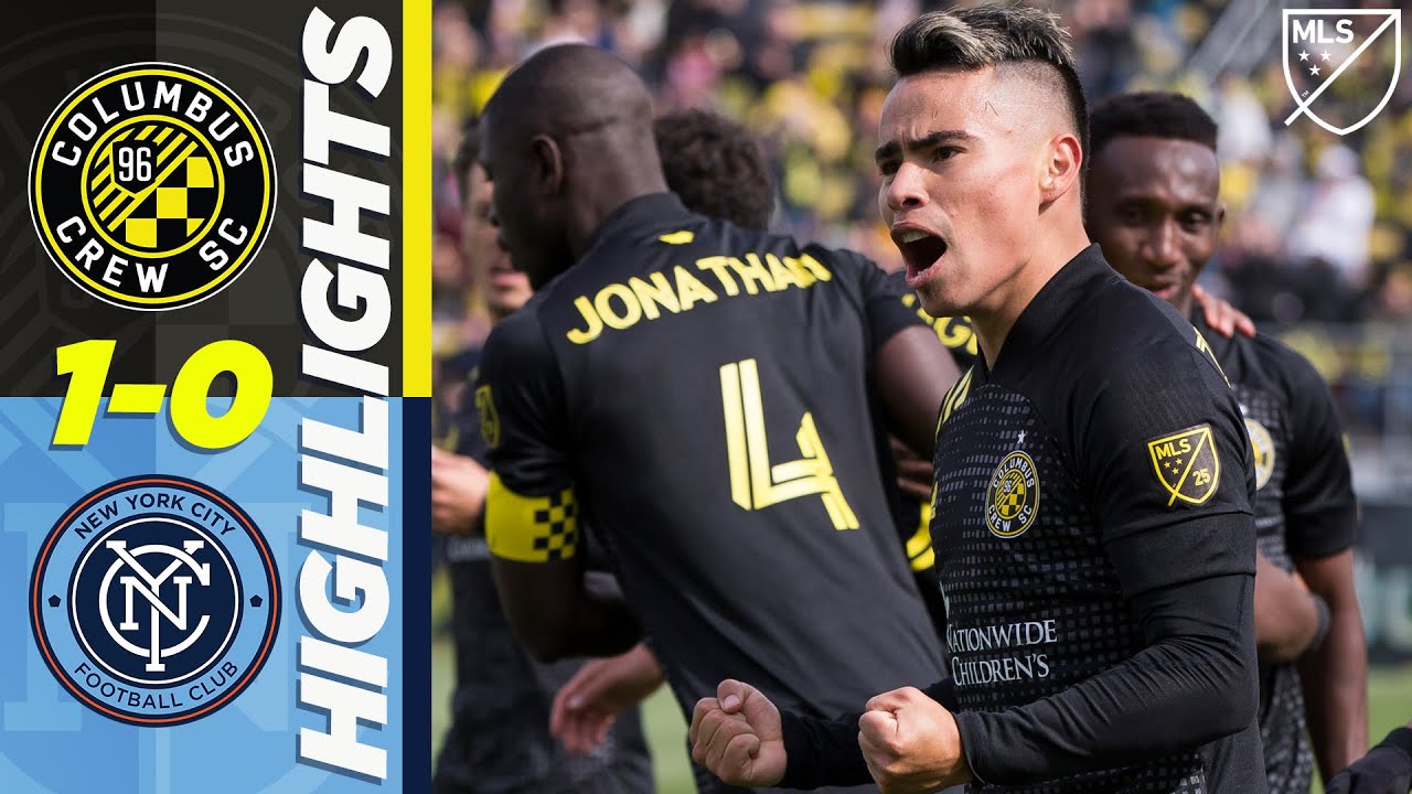 Columbus Crew SC 1-0 NYCFC | Red Card & Top Corner Curler! | MLS HIGHLIGHTS