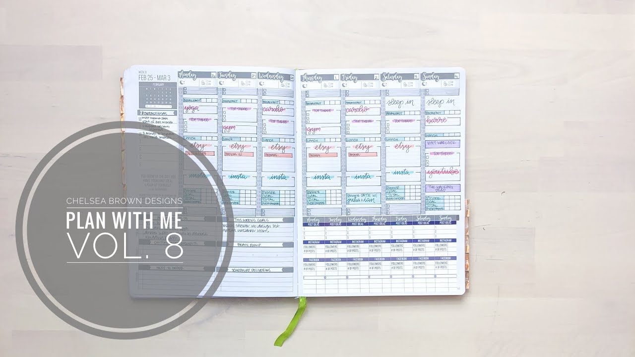Plan With Me! Vol. 8 | Pen & Sticker Hybird | Passion Planner