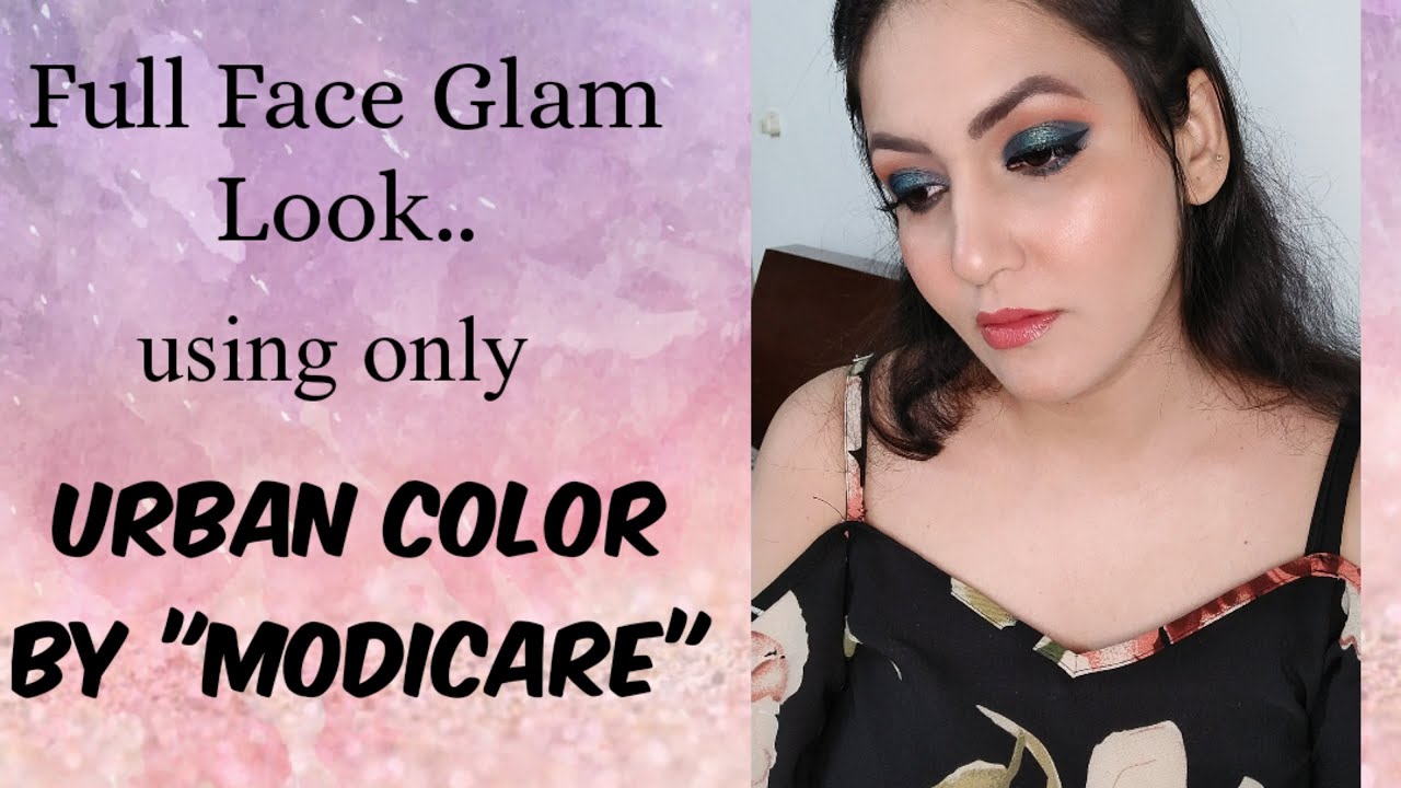 Full Face Glam Look || Urban Color By Modicare || One Brand Tutorial || kaycees_beauty