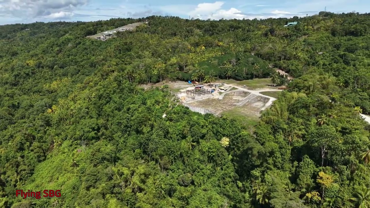 Flying over Anonang Heights and Anonang Village   Samal