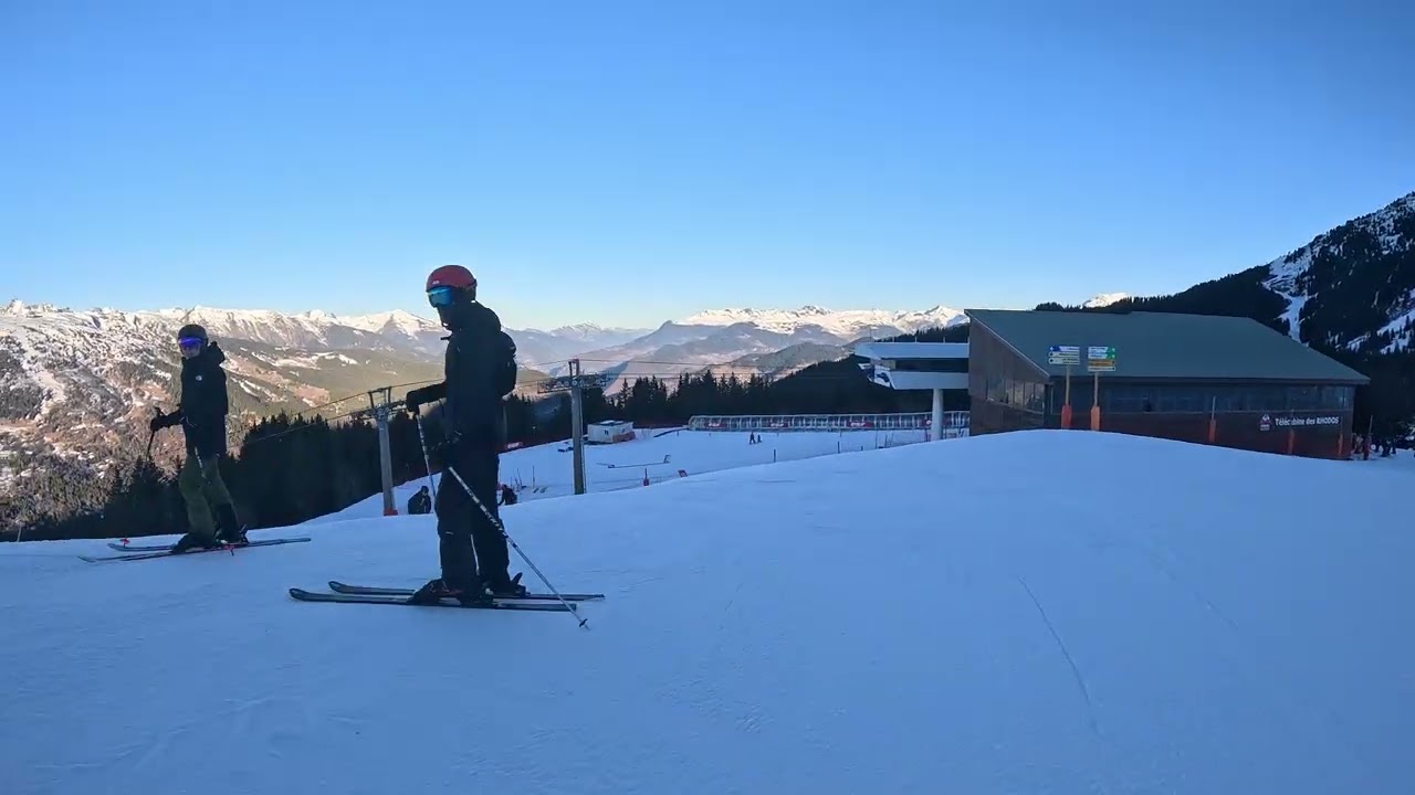 Final day skiing in Les 3 Vallees in France part 1