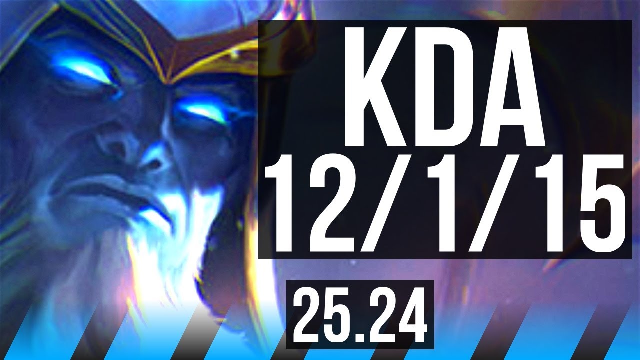 RYZE vs SYLAS (MID) | Good KDA: 12/1/15 | KR Master | 25.24