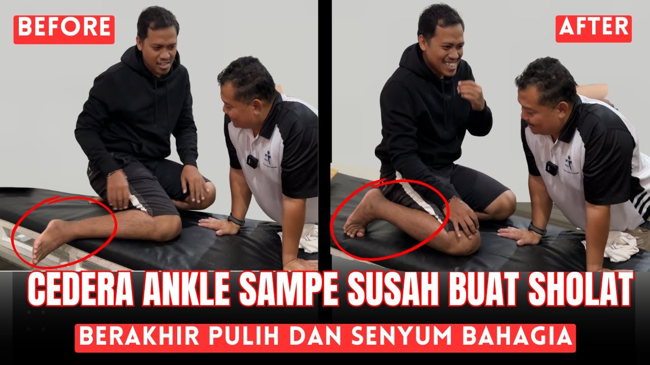 MCO ARIF - CEDERA ANKLE SAMPE SUSAH BUAT SHOLAT, BERAKHIR PULIH DAN SENYUM BAHAGIA
