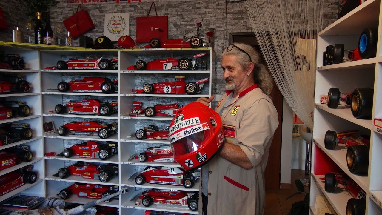 Ferrari F1 Models - Milan Paulus' unique 1:6 Scale Ferrari Paper Models on Display