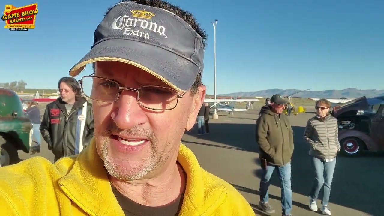Todd Bristol and Glenn Sahl - Flight to Wickenburg Car Show - Jan 2026 - www.LiveGameShowEvents.com