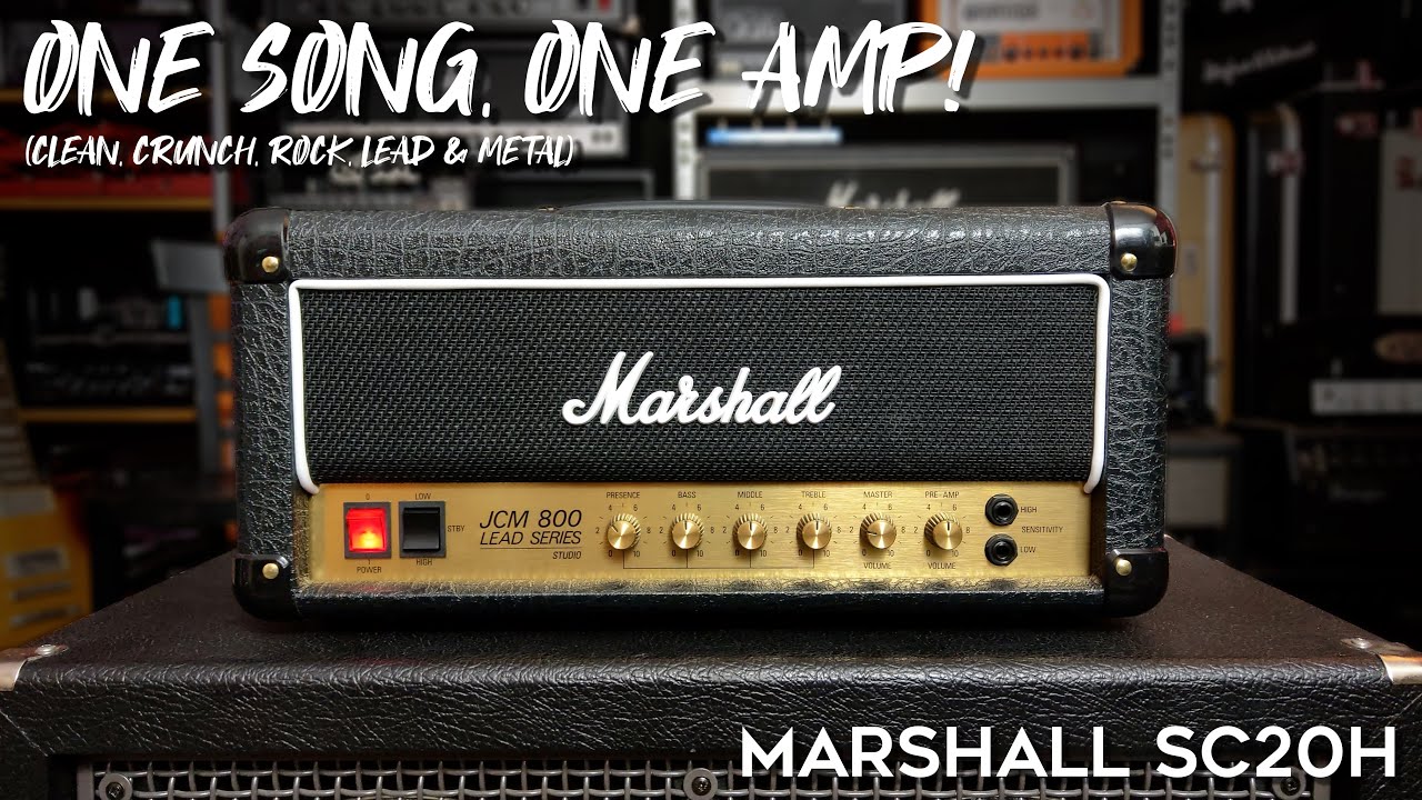 Marshall JCM 800 Studio SC20H! (clean, crunch, rock, leads & metal)