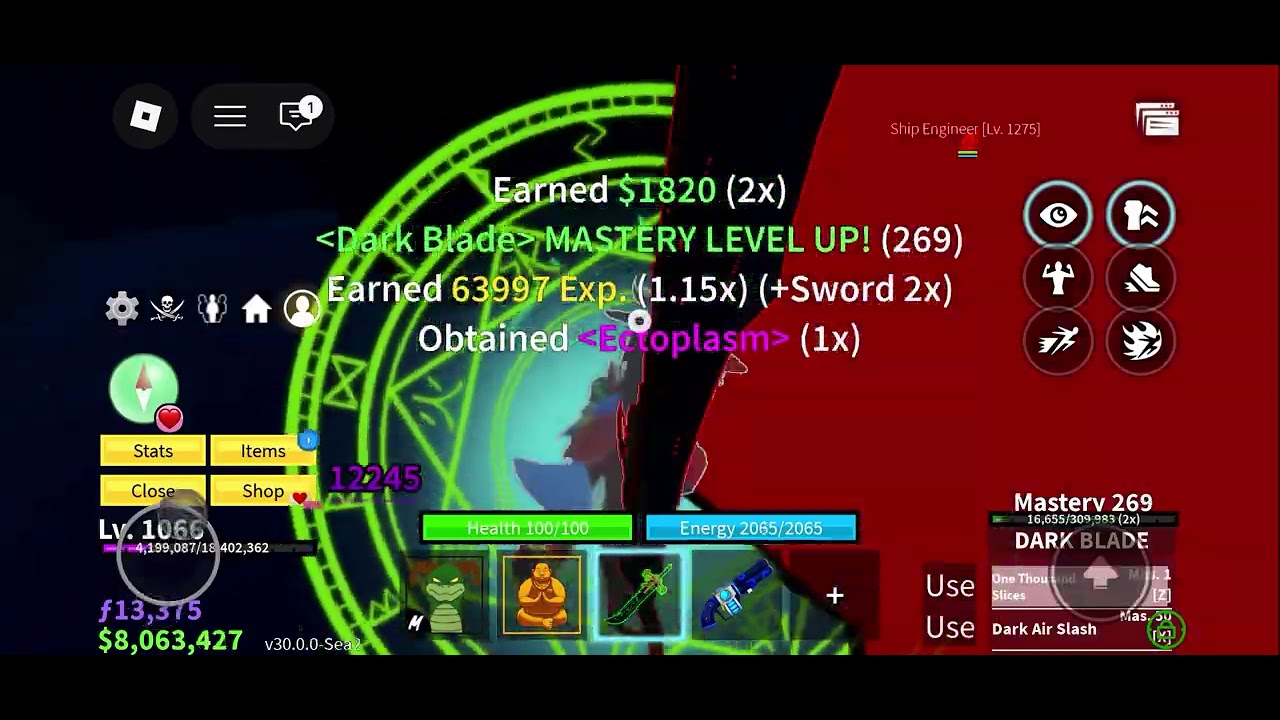 Getting ghoul race #bloxfruits