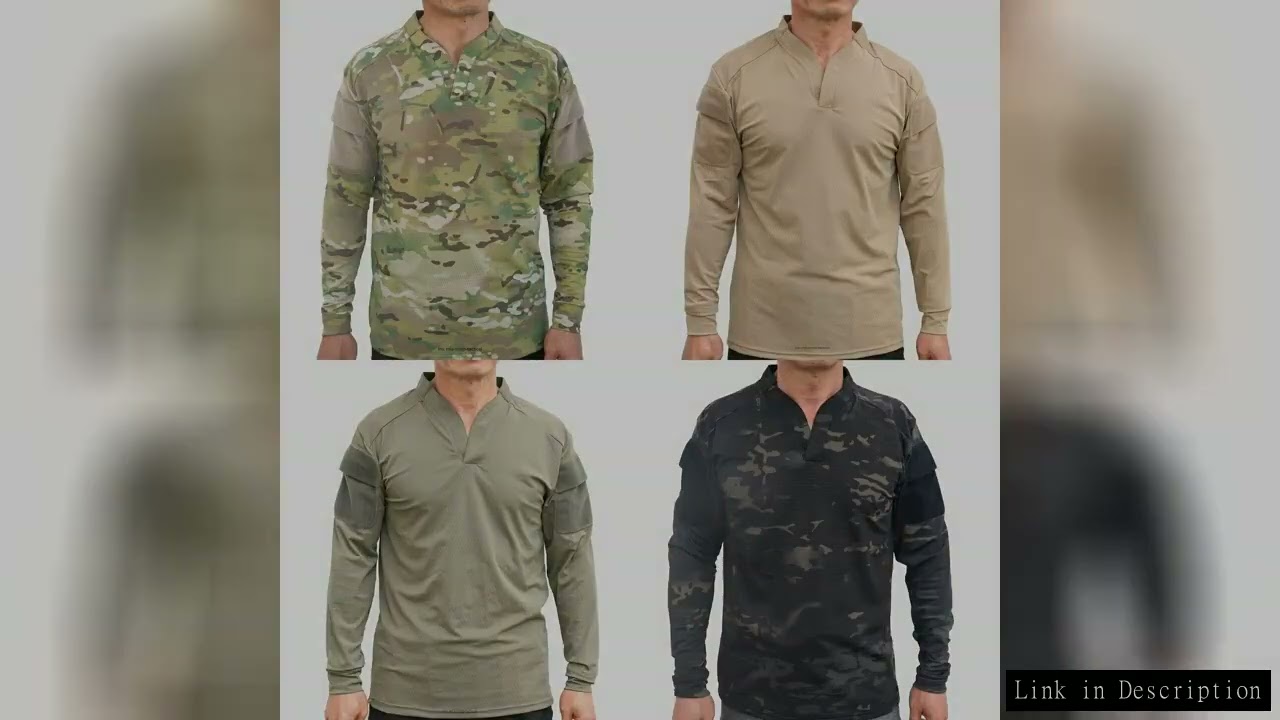 SMTP002 Cag Style Tactical Shirt Breathable Combat Shirt Men Long Sleeves