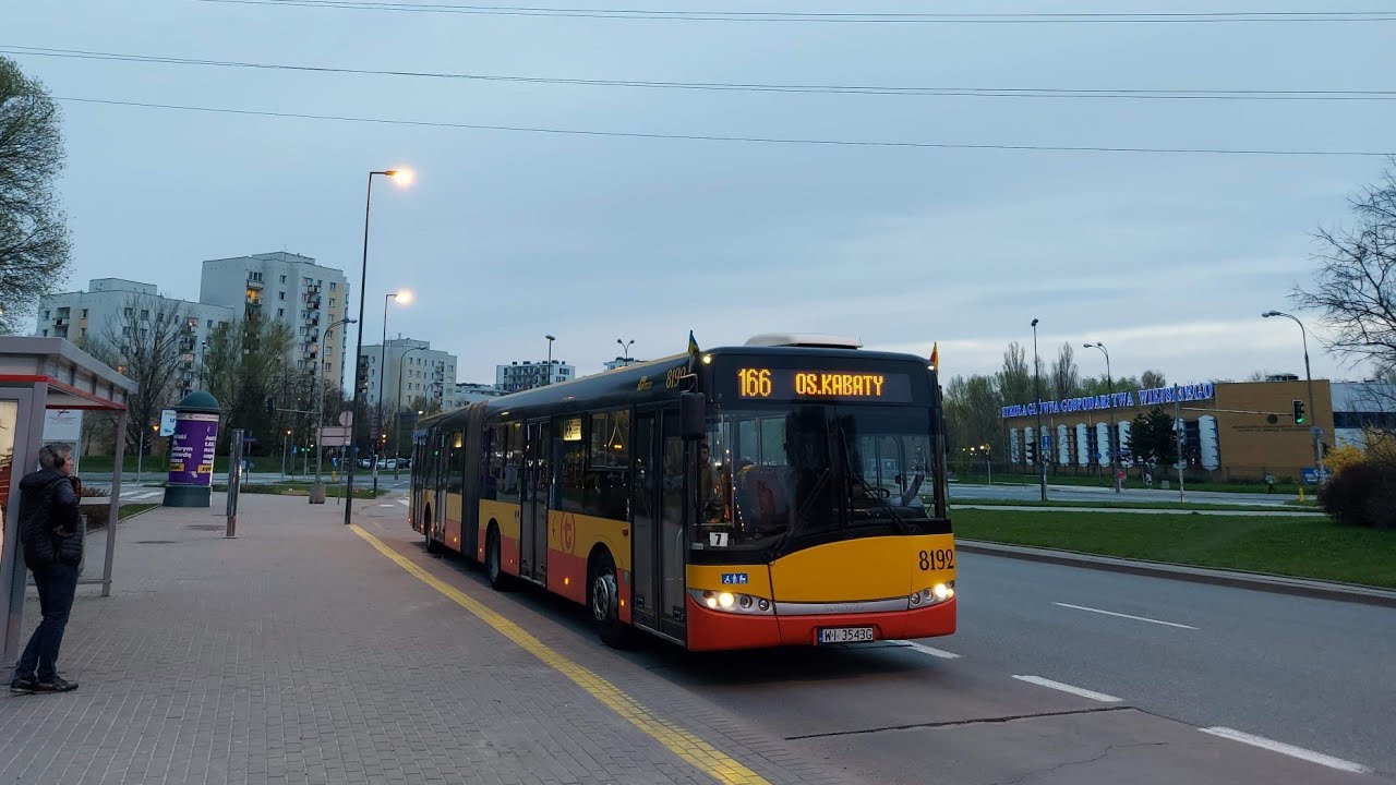 Solaris Urbino 18 III #8192 [🚍166] MZA Warszawa