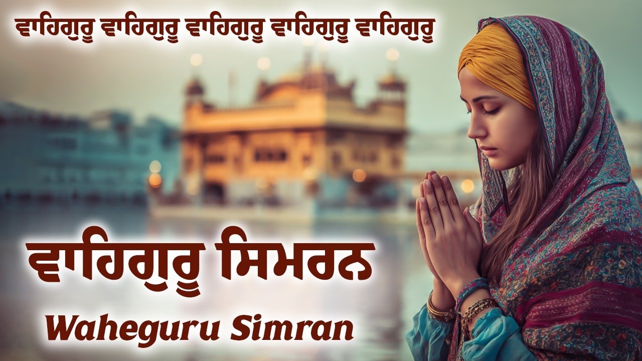 Waheguru Simran ~ ਵਾਹਿਗੁਰੂ ਸਿਮਰਨ ~ Most Relaxing Music #waheguruji #waheguru #wahegurusimran #wmkੴ