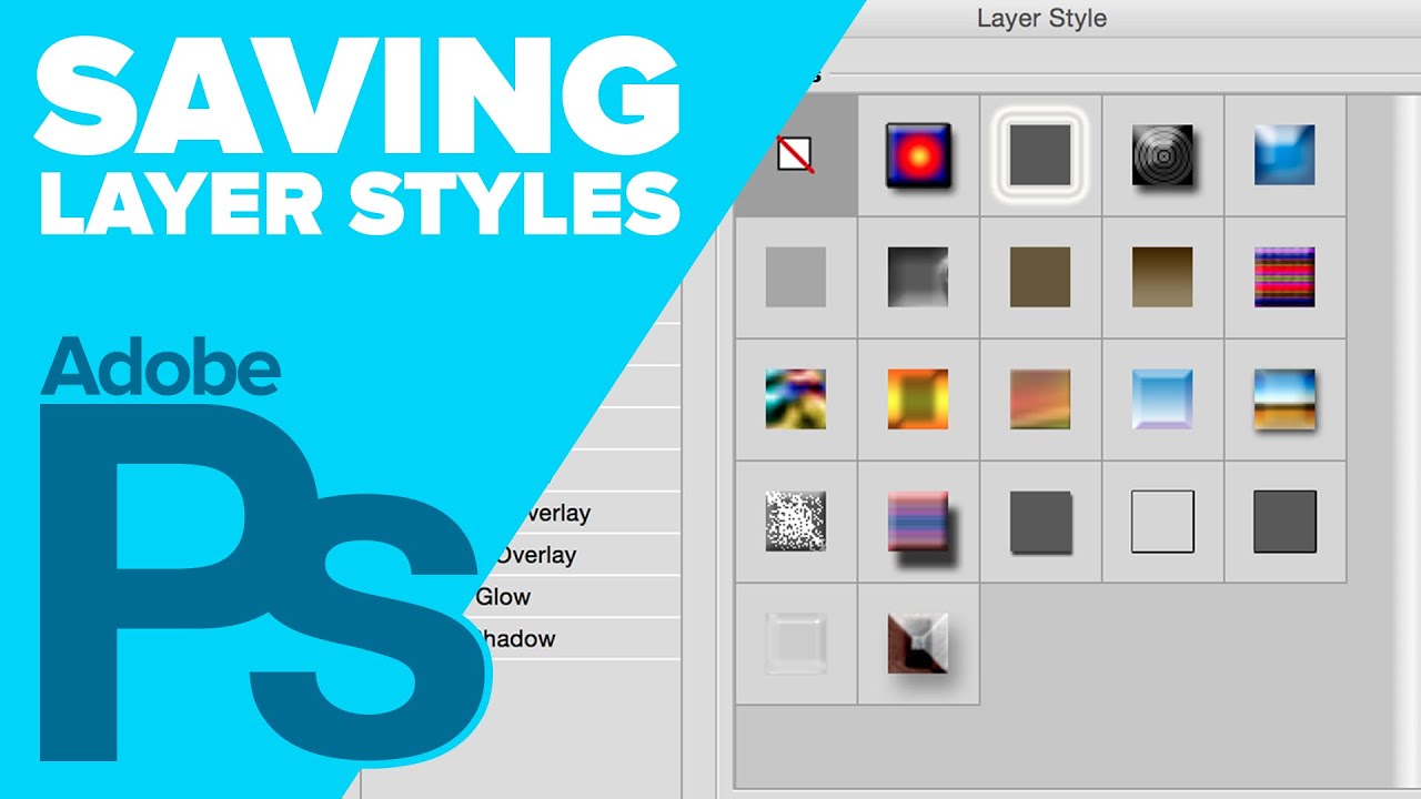 How to Save Layer Styles in Photoshop