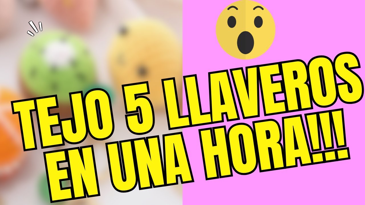ME ESTOY PREPARANDO PARA LAS FERIAS CON ESTOS LLAVEROS!!!! IDEALES PARA TEJER POR MONTONES!!!🤑💪🥝