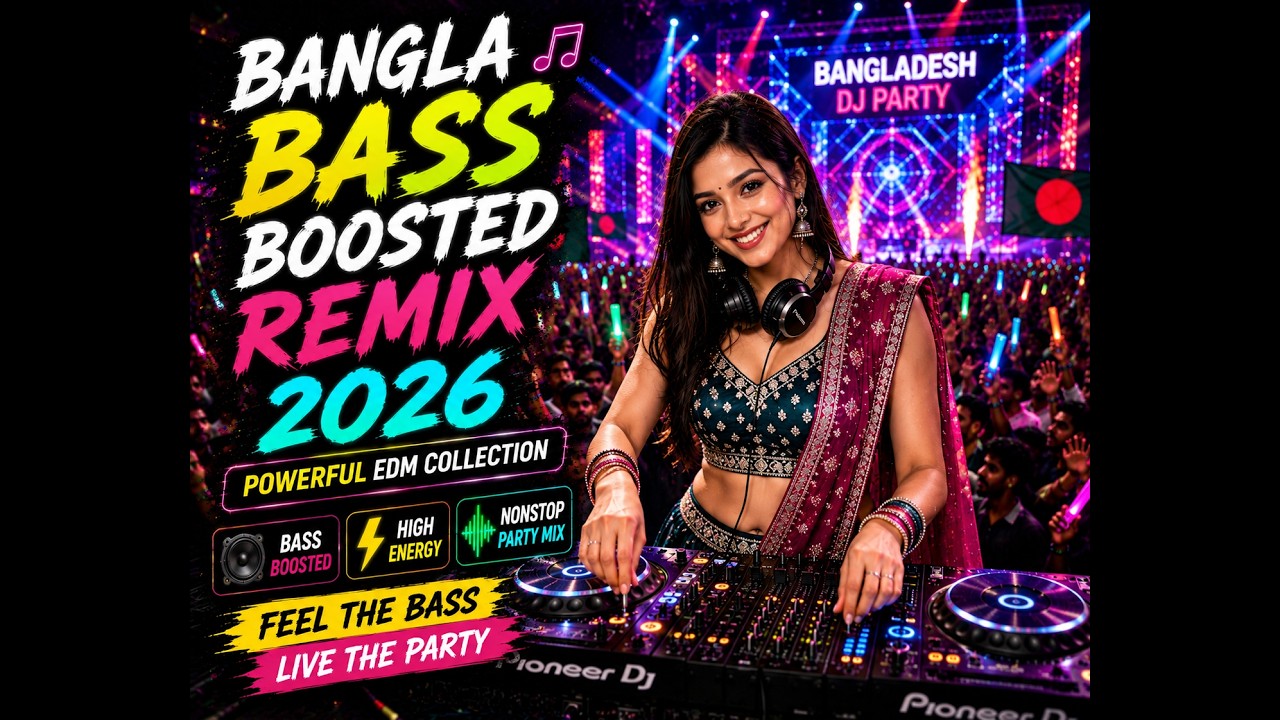 Bangla Bass Boosted Remix 2026 🎵 Bangladesh DJ Party | Powerful EDM Collection