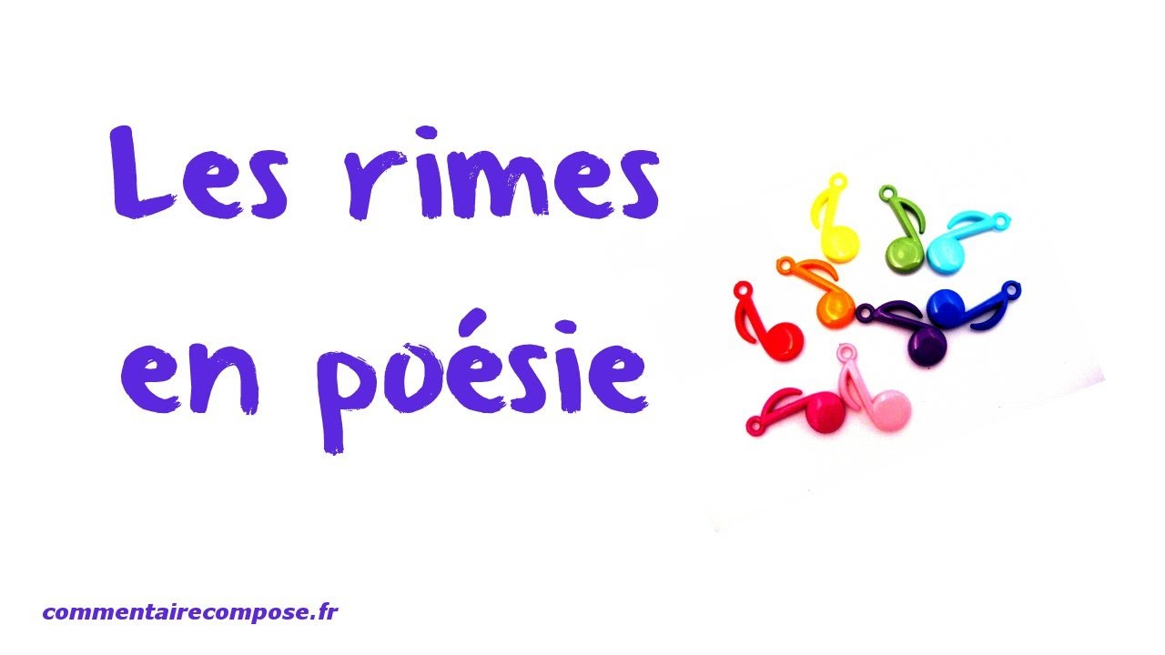 Les rimes en vidéo : petit cours rapide en vidéo
