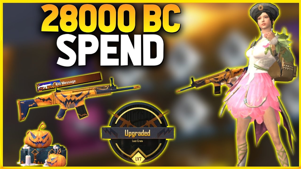 PUBG MOBILE LITE NEW UPGRADEABLE ENCHANTED PUMPKIN SCARL FULLY MAXXED OUT 7 level CREATE OPENING