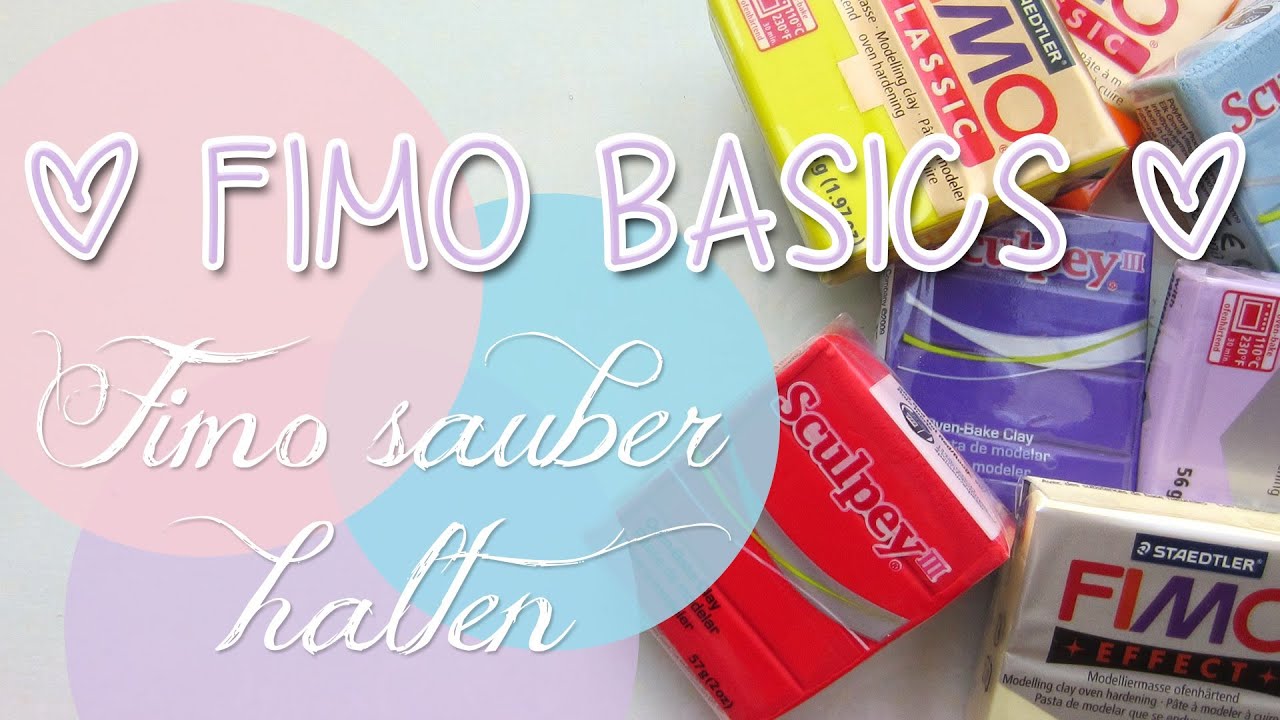 FIMO sauber halten | FIMO BASIC TIPPS | GRUNDLAGEN