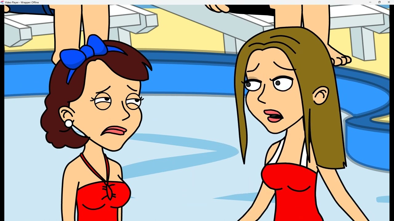 Katie and Doris Pee In The Pool/Kicked Out/Grounded (FIXED)