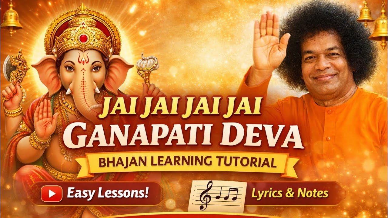 Jai Jai Jai Jai Ganapati Deva - TUTORIAL #sai #saibaba