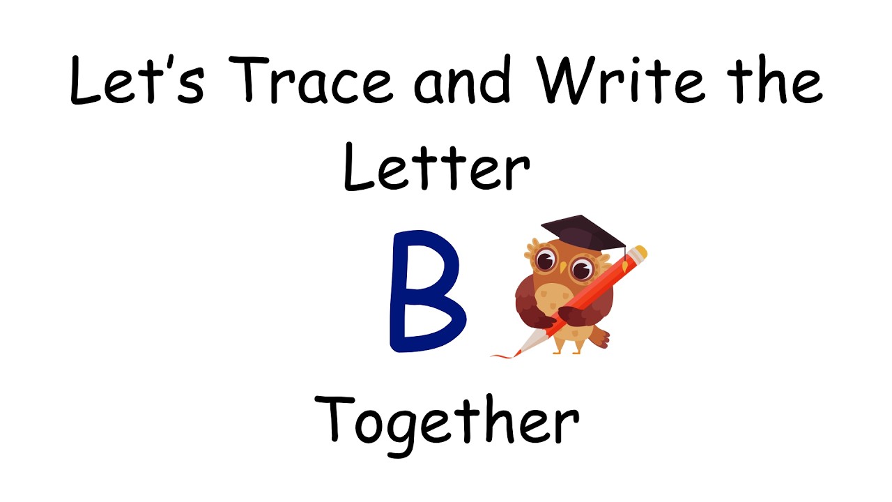 Letter B Tracing ✏️ Learn Uppercase & Lowercase B | Handwriting Practice for Kids